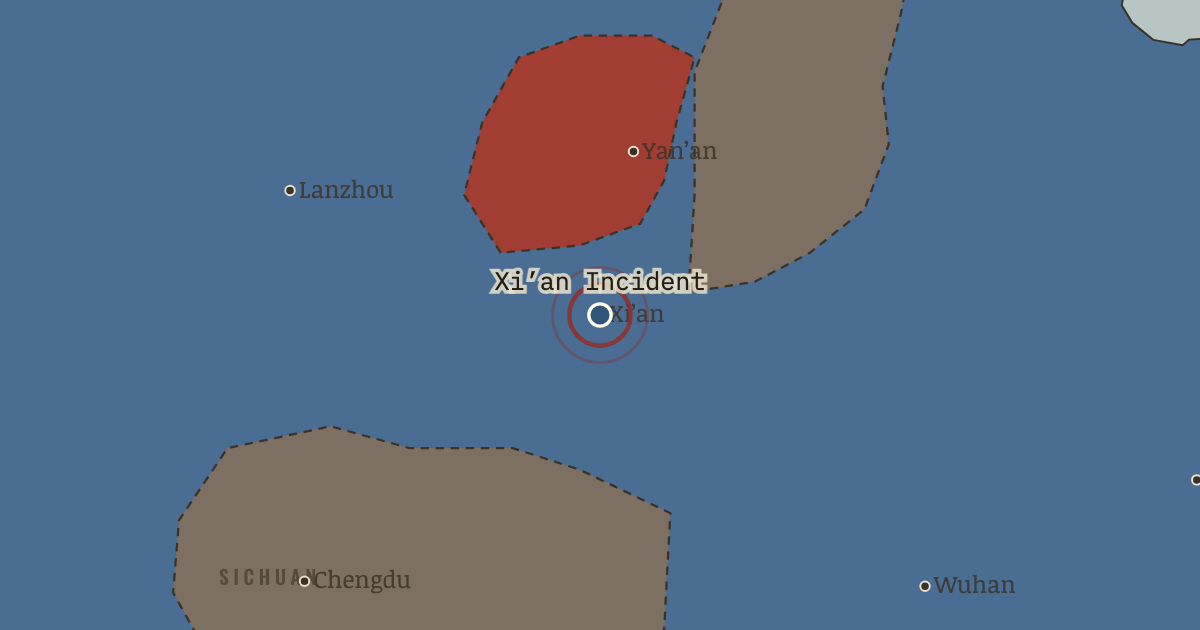 Map: The Xi’an Incident