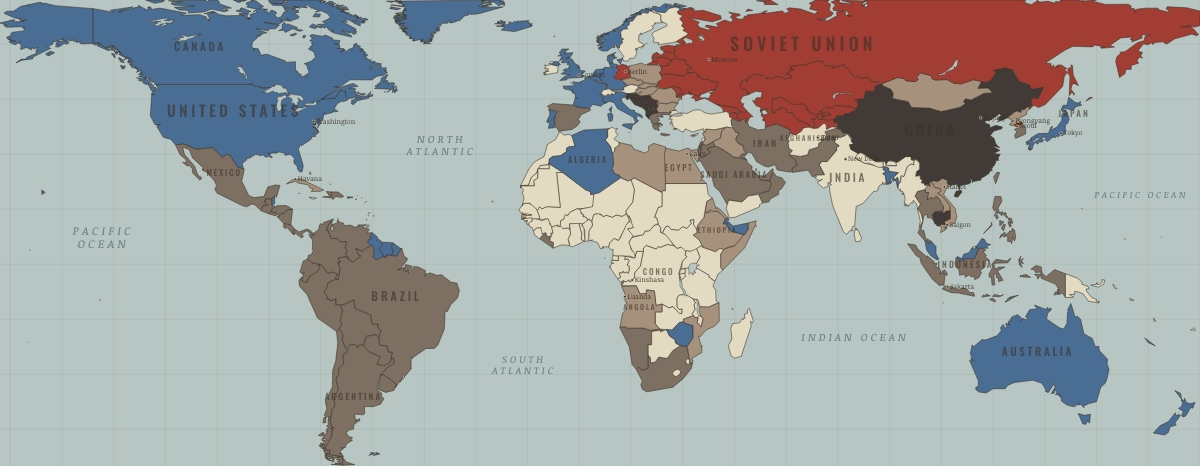 Map of the World in NOV 1975: The high-water mark