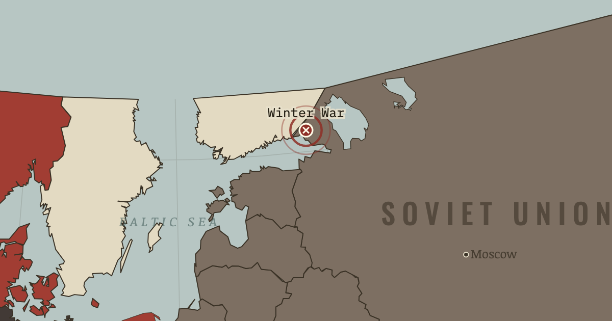 Map: The Winter War