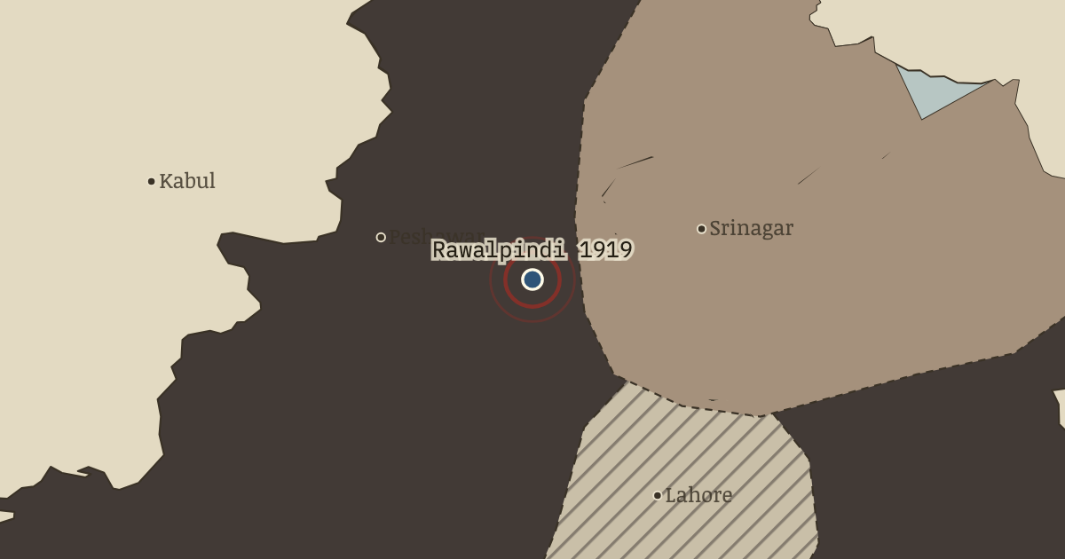 Map: Rawalpindi — Afghanistan goes free