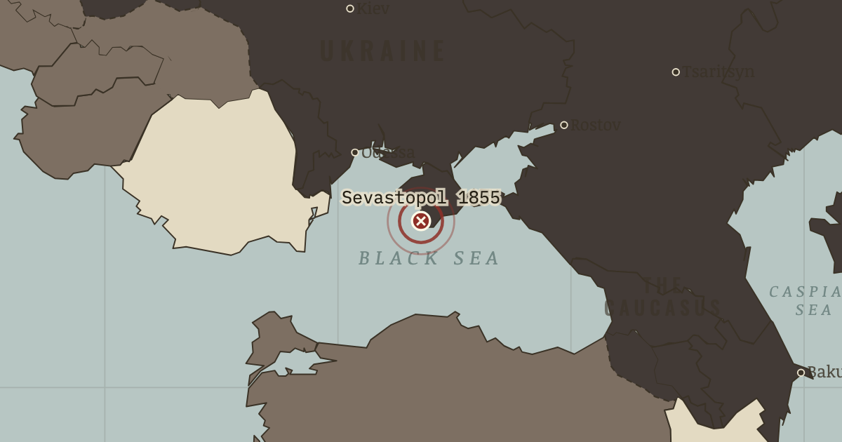 Map: Siege of Sevastopol, 8 September 1855