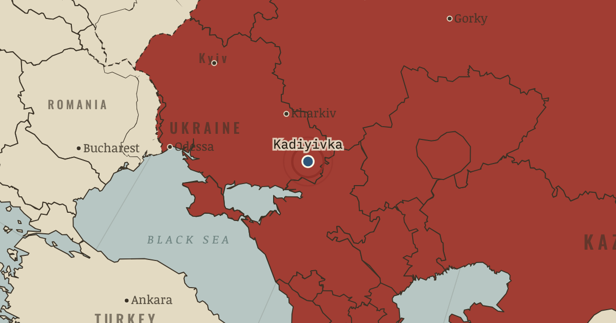 Map showing Stakhanovite movement (1935), turning point in The Soviet Union under Stalin, 1924–1953